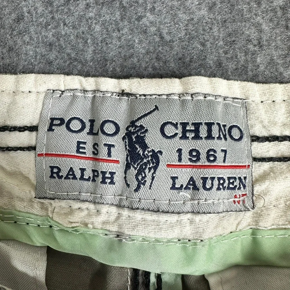 Vintage Polo Chino‎ Ralph Lauren Shorts Men Size 32 Geometric Print Casual